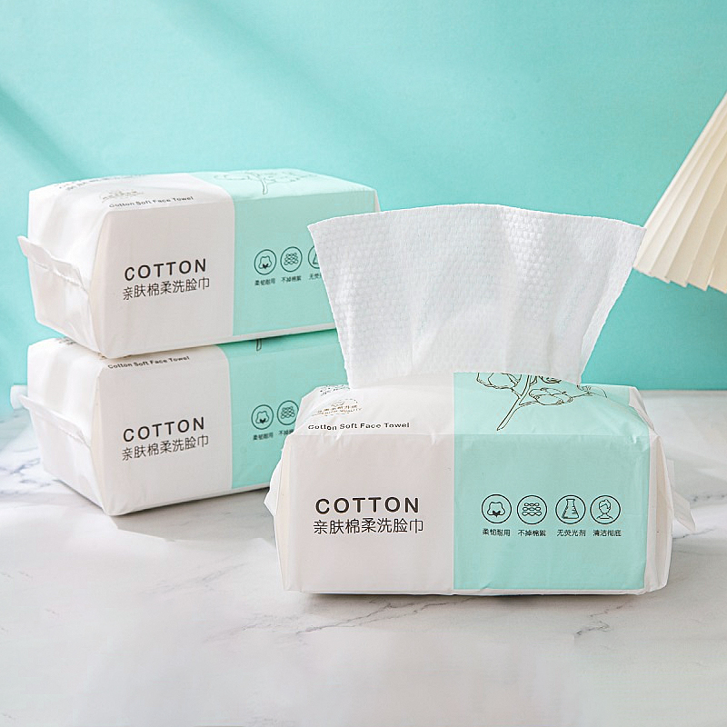 Home Textiles Face Towel - Toallita Facial Desechable Gruesa de Algodón