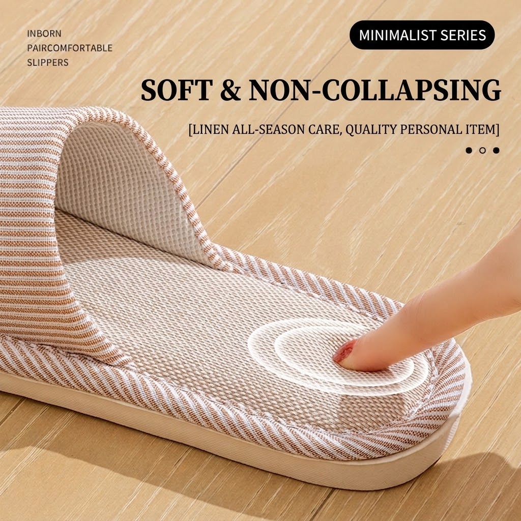 Pantuflas de Lino Transpirable - Home Textile reseña y precio